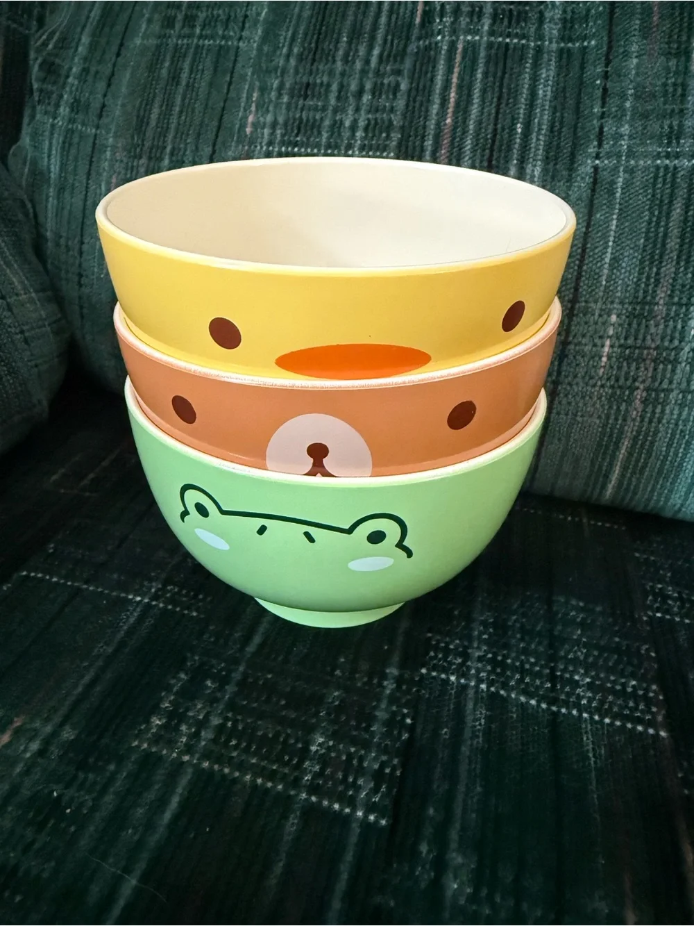 Daiso Japan lacquered bowls kids